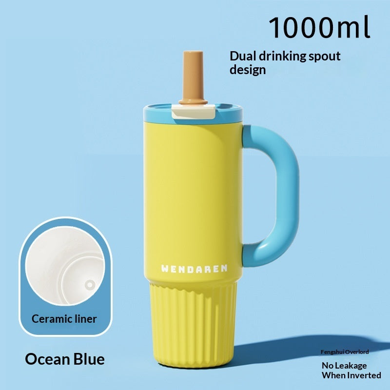 Insulated Tumbler with Straw