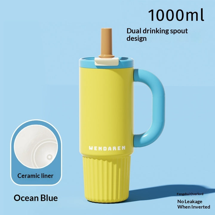 Insulated Tumbler with Straw