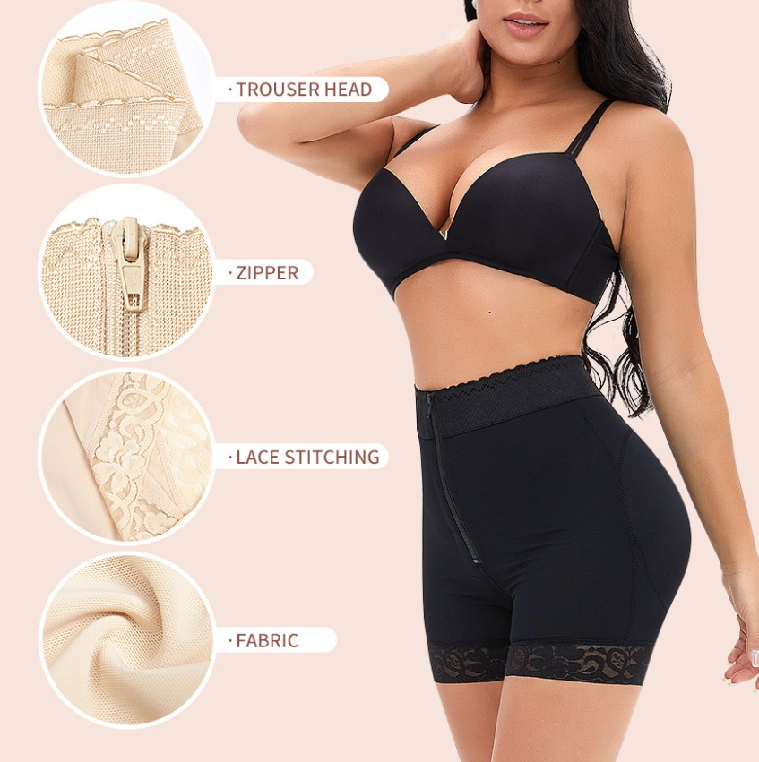 High-Waisted Tummy Control Shapewear Shorts, S–6XL | USA Only