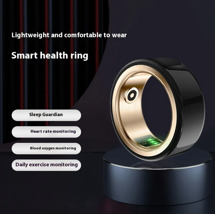 Ceramic Smart Ring for Sleep &amp; Heart Rate Tracking