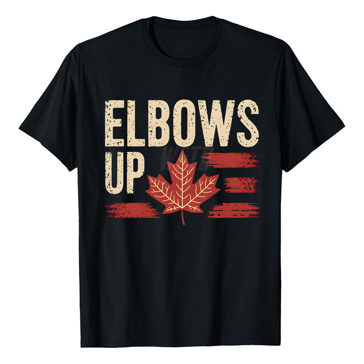 Elbows Up Canada Graphic Sports Tee