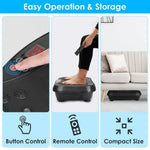 120-Speed Vibration Plate with Resistance Bands & Remote | USA Only