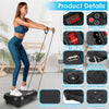120-Speed Vibration Plate with Resistance Bands & Remote | USA Only