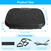 120-Speed Vibration Plate with Resistance Bands & Remote | USA Only