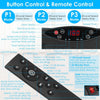 120-Speed Vibration Plate with Resistance Bands & Remote | USA Only