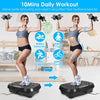 120-Speed Vibration Plate with Resistance Bands & Remote | USA Only