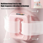 Vibrating Wireless Electric Fascia Ring Massager with Adjustable Belt | Fat Burning
