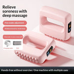 Vibrating Wireless Electric Fascia Ring Massager with Adjustable Belt | Fat Burning