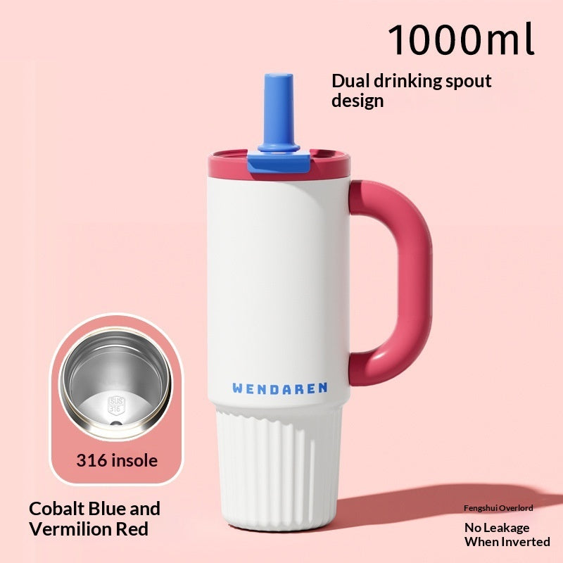 Insulated Tumbler with Straw