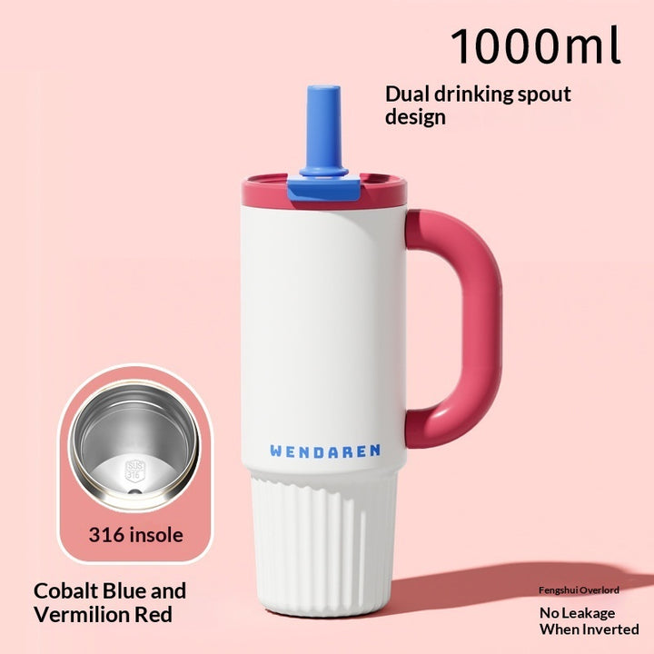 Insulated Tumbler with Straw