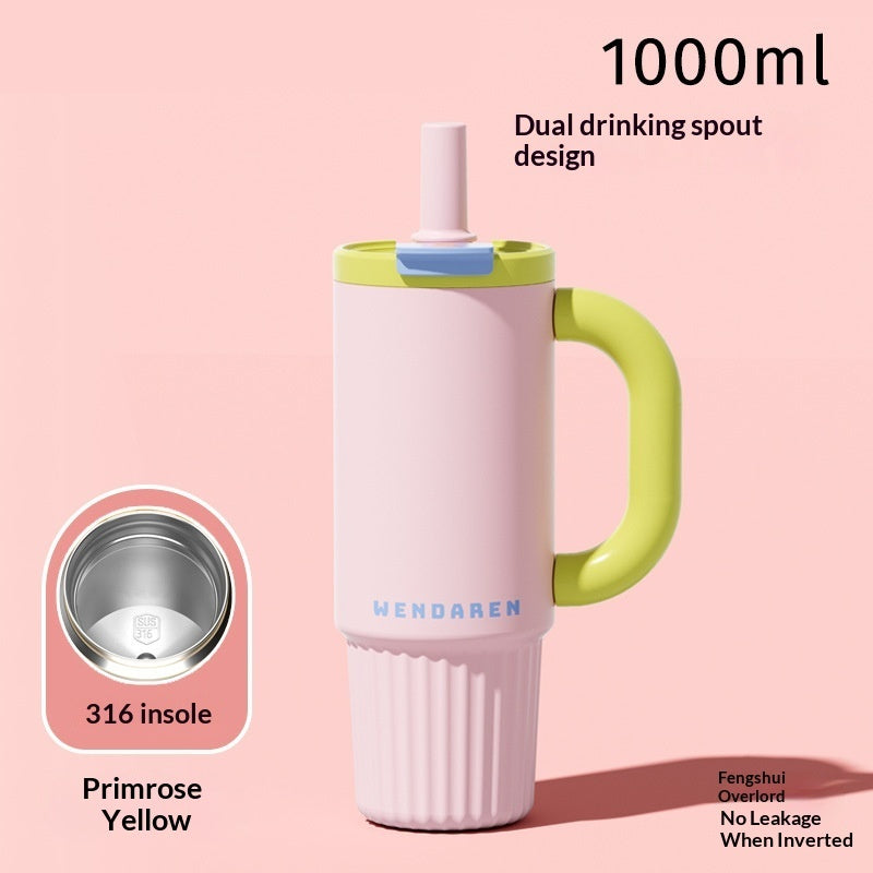 Insulated Tumbler with Straw