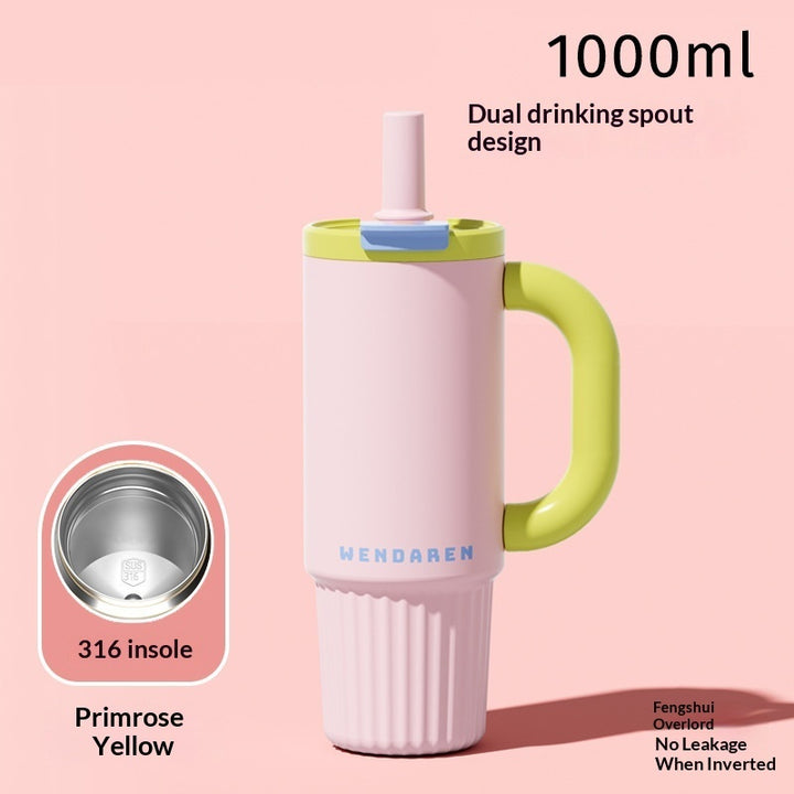 Insulated Tumbler with Straw