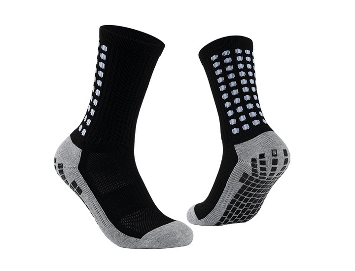 Anti-Slip Sports Grip Crew Socks – 3 Pairs | USA Only