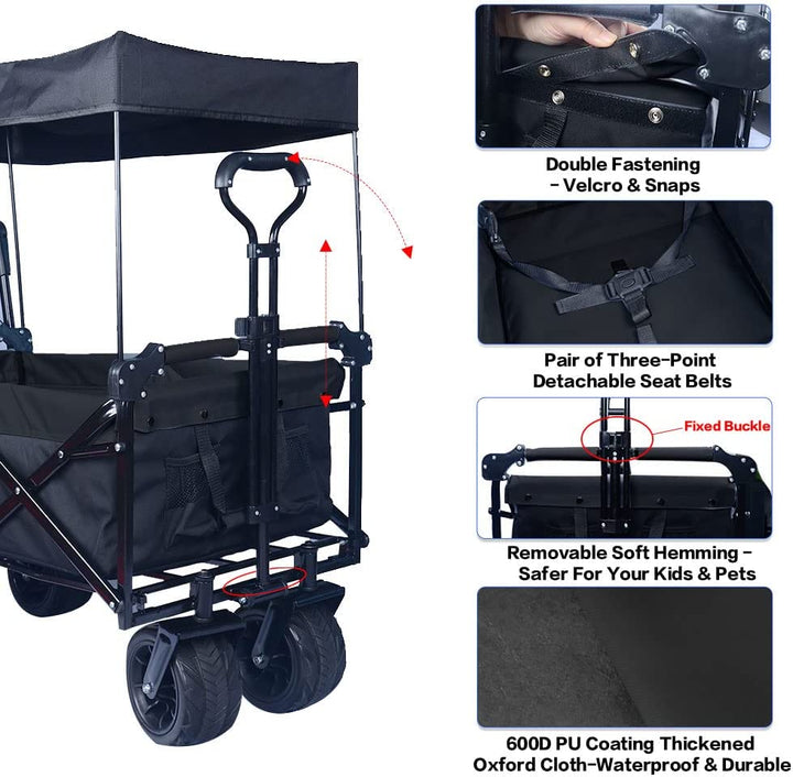 140L Collapsible Wagon