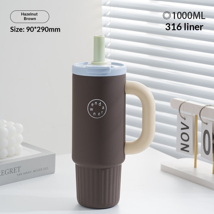 Insulated Tumbler with Straw