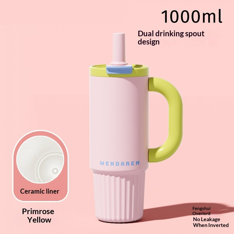 Insulated Tumbler with Straw