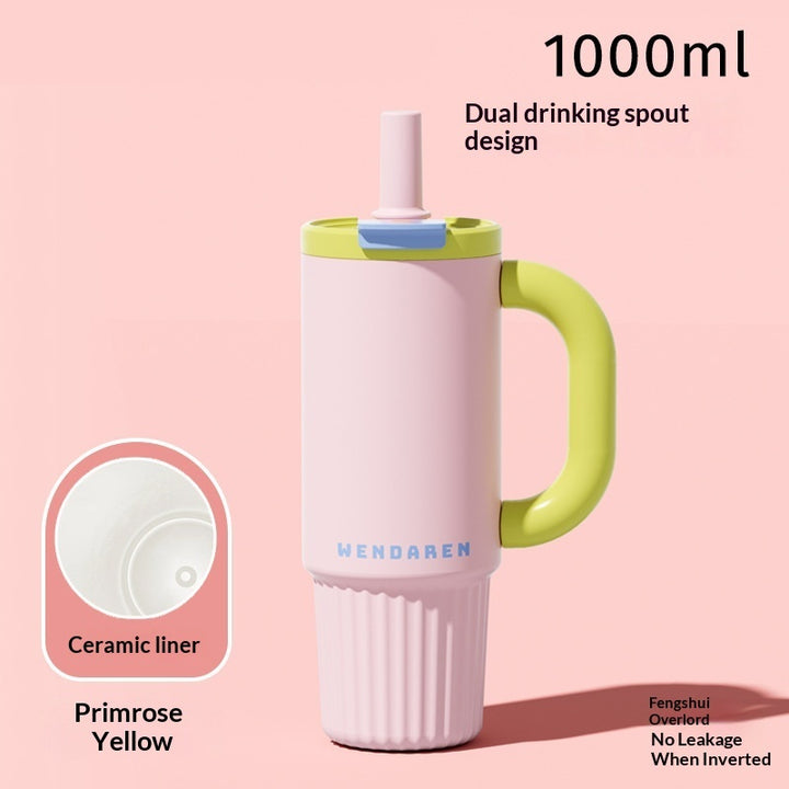 Insulated Tumbler with Straw