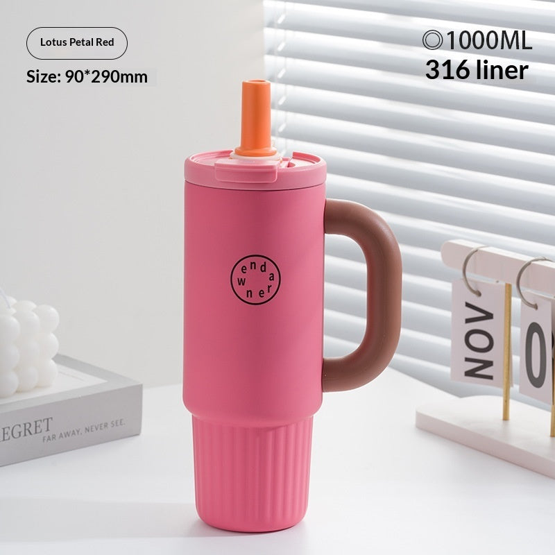Insulated Tumbler with Straw