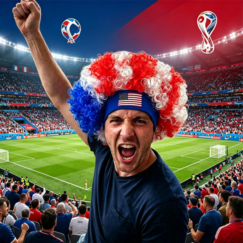 USA Fan Wig