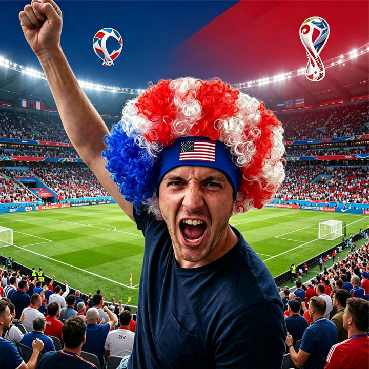 USA Fan Wig