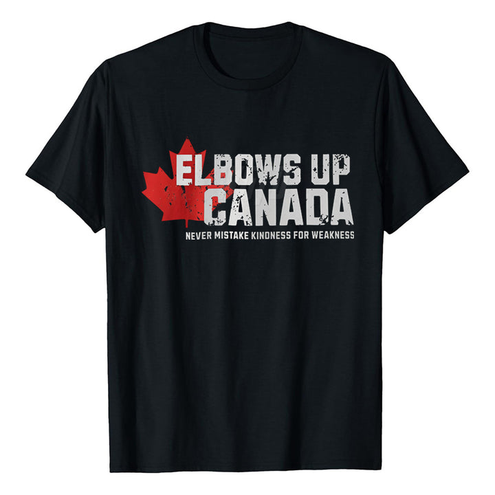 Elbows Up Canada Graphic Sports Tee