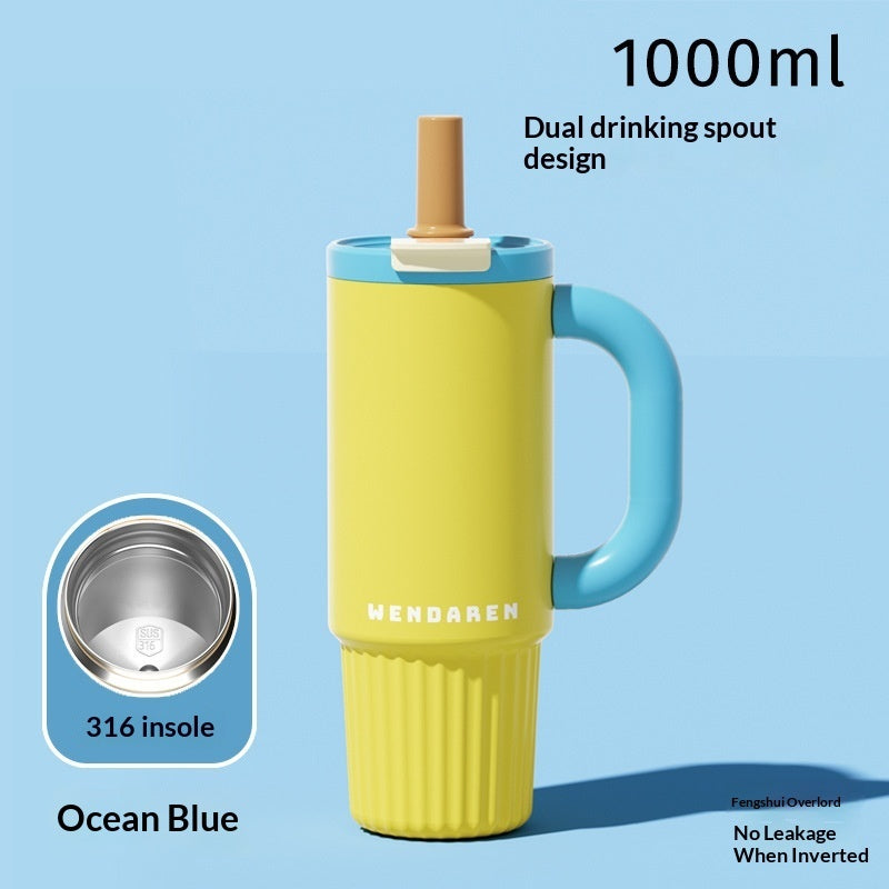 Insulated Tumbler with Straw