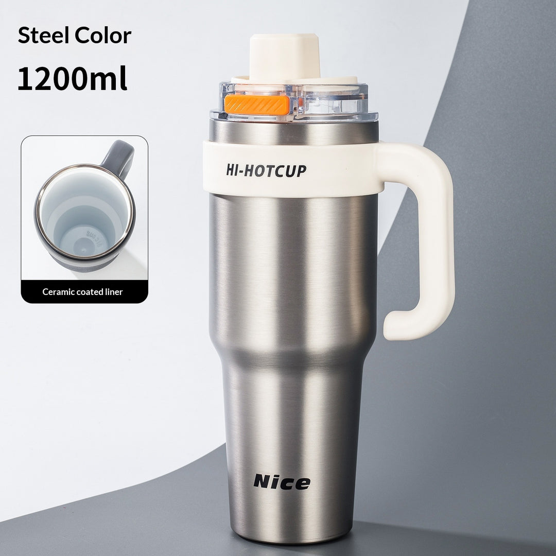 Insulated Tumbler with Straw