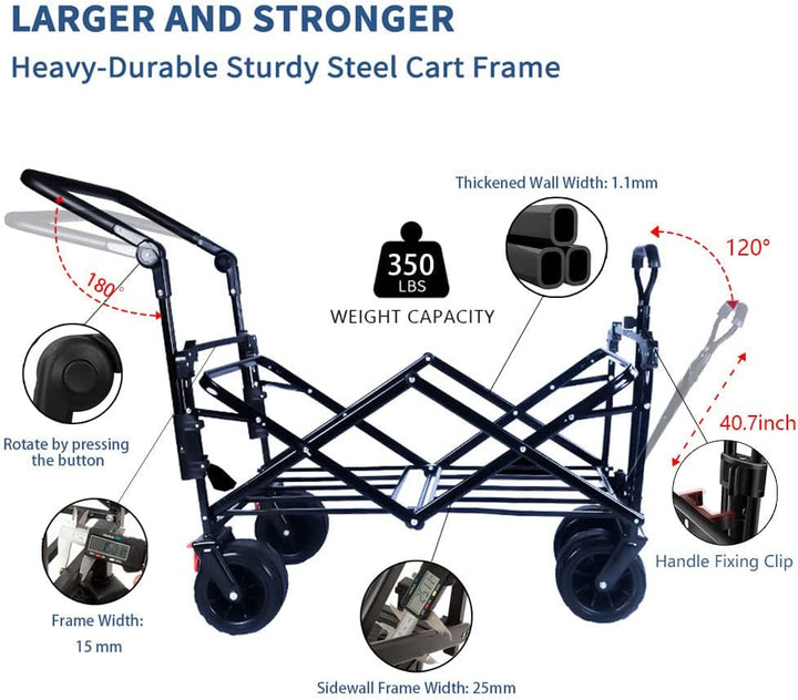 140L Collapsible Wagon