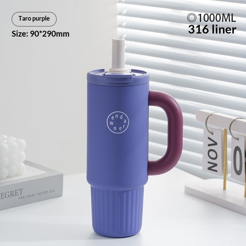 Insulated Tumbler with Straw