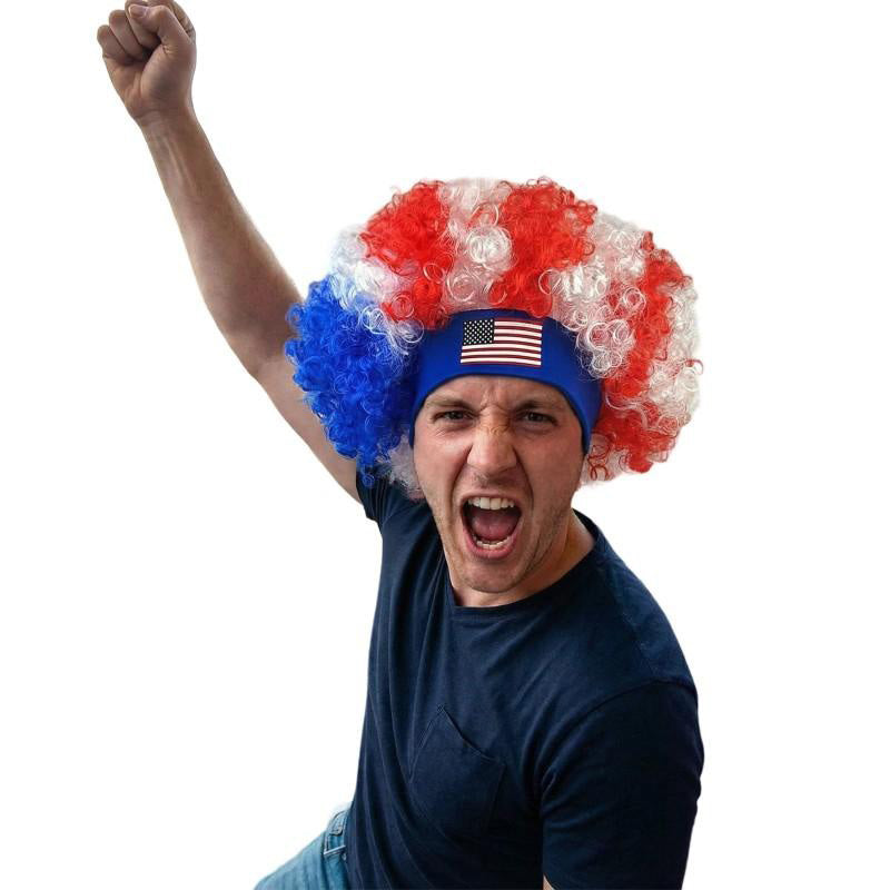 USA Fan Wig