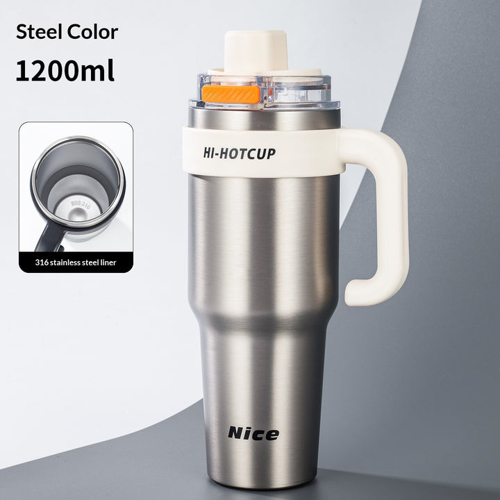 Insulated Tumbler with Straw