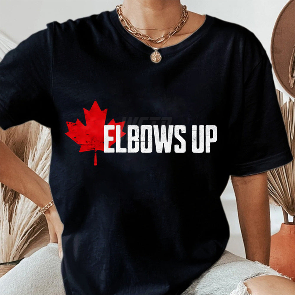 Elbows Up Canada Graphic Sports Tee