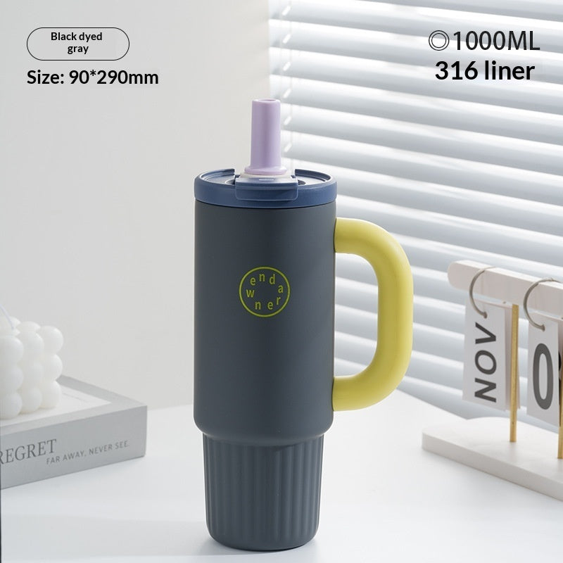 Insulated Tumbler with Straw