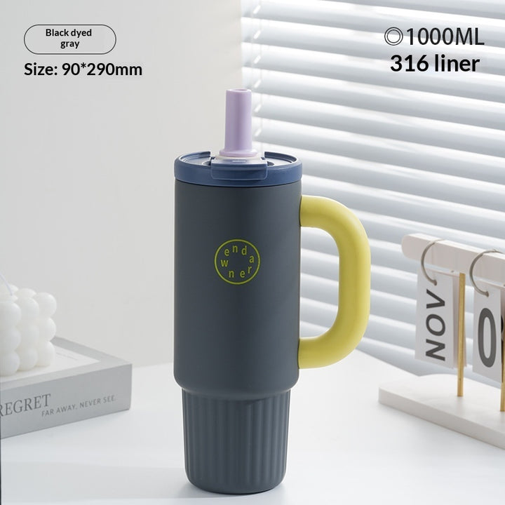 Insulated Tumbler with Straw