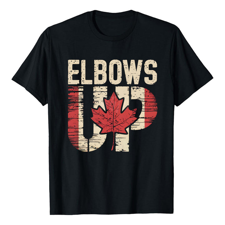 Elbows Up Canada Graphic Sports Tee