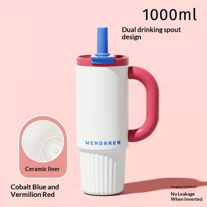 Insulated Tumbler with Straw