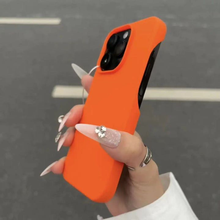 Frosted Silicone Half-Pack iPhone Case – Slim, Shock-Absorbent | iPhone 12 to 16 Pro Max | 6 Colors