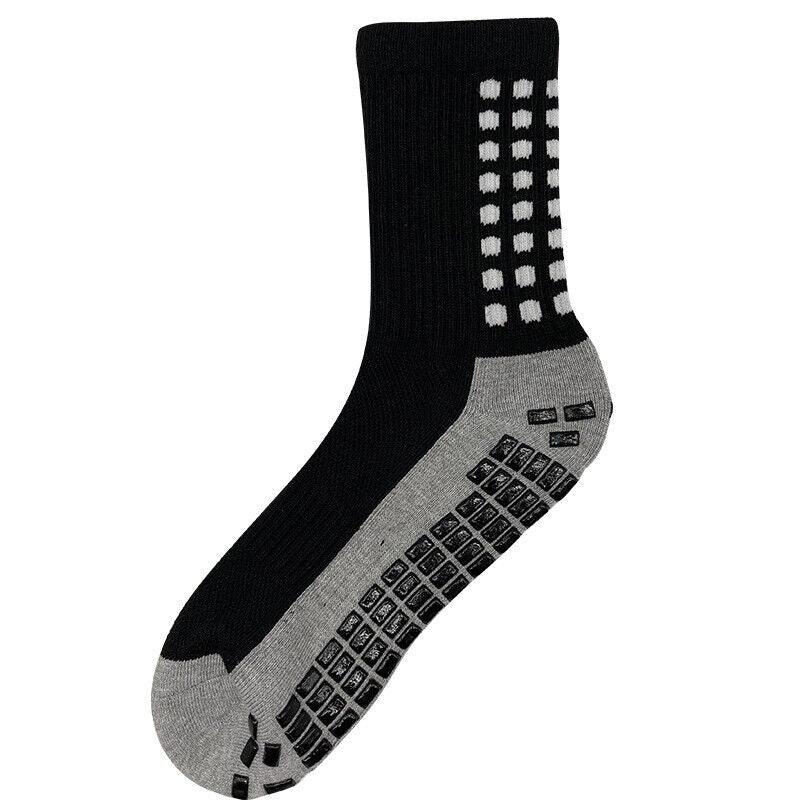 Anti-Slip Sports Grip Crew Socks – 3 Pairs | USA Only