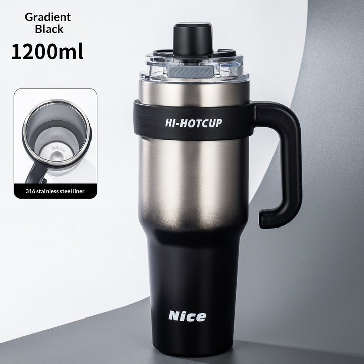 Insulated Tumbler with Straw