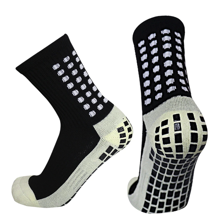 Anti-Slip Sports Grip Crew Socks – 3 Pairs | USA Only