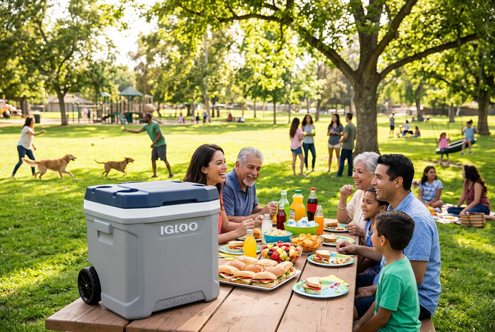 Igloo MaxCold Latitude 62-Quart Wheeled Cooler – Gray