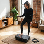 120-Speed Vibration Plate with Resistance Bands & Remote | USA Only